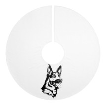 German Shepherd Personalized Christmas Tree Skirts - £45.56 GBP