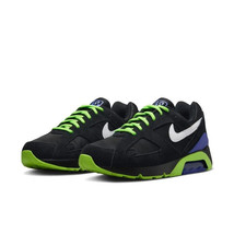 NIKE MEN AIR 180 QS_BLACK/WHITE-ACTION GREEN SHOES FZ3058-001-SIZE 10- 15 - $79.97