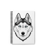Siberian Husky Spiral Notebook - Ruled Line - $23.99