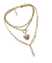 Layered Chain Necklaces for Women, Cool Punk Chunky - £38.23 GBP