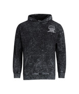 Dogg Supply by Snoop Dogg Men&#39;s Acid Wash Hoodie Sweatshirt, Black Soot ... - £23.44 GBP