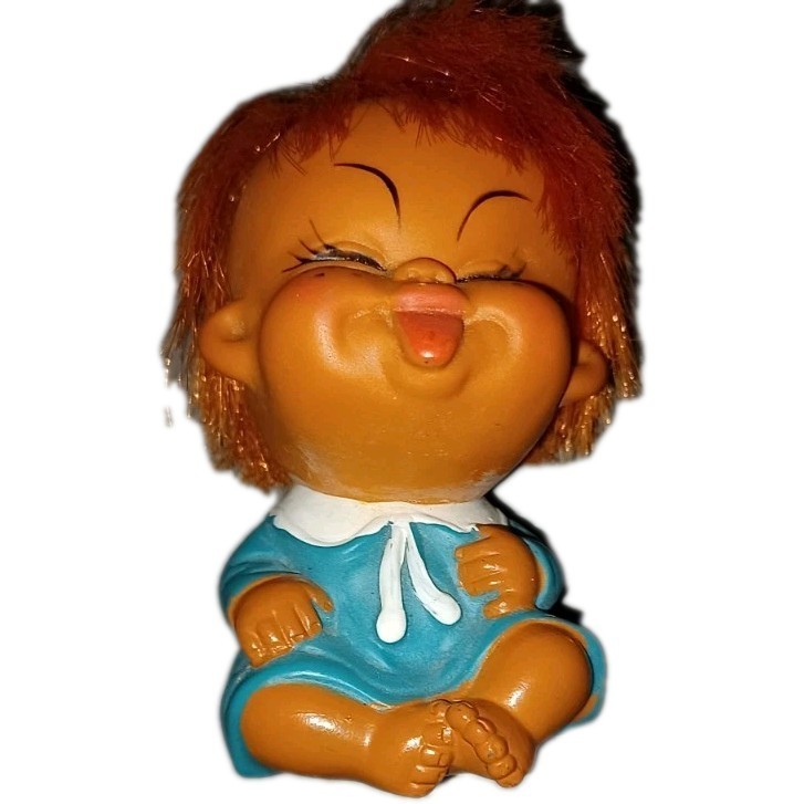 MOODY CUTIE  Sticking Out Tongue 3-1/2" Doll-MADE IN KOREA Vintage 1960’s Item image 5