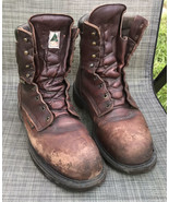 RED WING Steel Toe Hi Top Leather Work Boots ASTM F2413-11 Mens Size 9 A... - $64.35