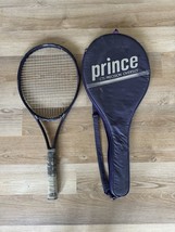 Vtg Prince Precision CTS Series 1988 Tennis Racquet Racket w/ Zip Case A... - $19.30