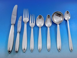 Madeleine by Peter Hertz Danish Sterling Silver Flatware Set for 8 Service 72 pc - £11,839.06 GBP