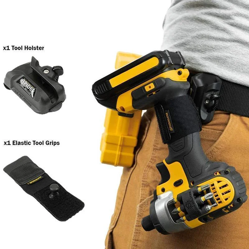 Belt Electric Travel Tool Bags Waist Pack Wearable Tool Heavy-duty Drill With Pa - £51.00 GBP