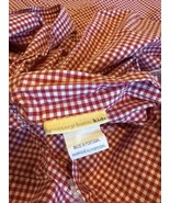 Pottery Barn Kids PBK 100% Cotton Gingham Duvet Cover Full/Queen Red Whi... - €60,04 EUR