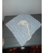 Blankets And Beyond Security Blanket Lovey Blue Puppy Dog 12&quot; x 10&quot; Rosette - $183.70 MXN