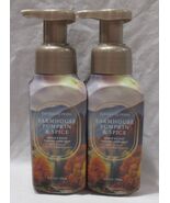 Bath &amp; Body Works G&amp;C Foaming Hand Soap Lot Set of 2 FARMHOUSE PUMPKIN &amp;... - $30.99