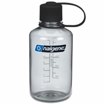 Nalgene Sustain 16oz Narrow Mouth Bottle (Gray w/ Black Cap) Recycled Re... - $276.80 MXN