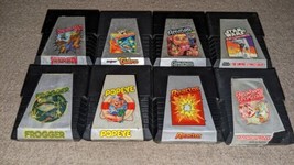 Lot Of 8 Atari 2600 Parker Bros Games Spider-Man ,Popeye, Cobra Etc. All Tested - £39.51 GBP