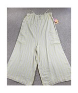 Stoney Clover Lane X Target Womens Jumpsuit Large Yellow Striped Wide Le... - $41.73