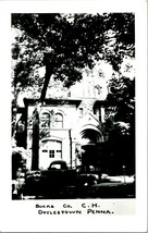 Vtg Cartolina RPPC 1940s Doylestown Pennsylvania Pa Bucks Contea Tribunale Casa - £23.62 GBP