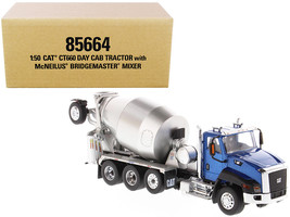 CAT Caterpillar CT660 Day Cab Tractor with McNeilus Concrete Mixer Truck Blue Me - £85.27 GBP