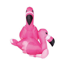 6 Ft 4&quot; Inflatable 2 Pink Flamingos Yard Decoration - $261.99