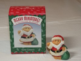 HALLMARK Merry Miniatures Charm Santa Cameron Christmas Charm - £8.13 GBP