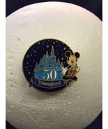 Disney 50th Anniversary Mickey Mouse WDW Disneyland Castle Trading Pin P... - $12.16 CAD