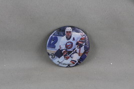 Vintage Hockey Pin - New York Islanders Pat LaFontaine - Celluloid Pin - $19.00