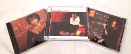 Set Of 3 Classic Christmas Cd&#39;s Nat King Cole - Natalie Cole - Kenny G - £12.72 GBP