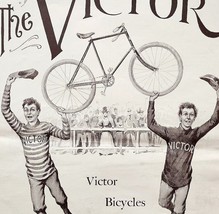 1895 The Victor Bicycle Victorian Transportation Advertisement 11.5 x 9.25 - £23.14 GBP