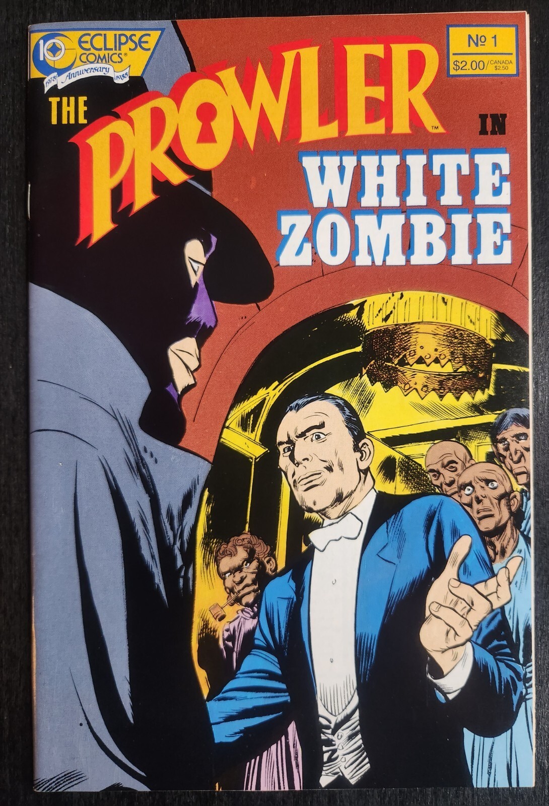 THE PROWLER:  IN WHITE ZOMBIE #1 ONE-SHOT ECLIPSE COMICS 1988 VF/NM - $4.00