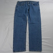 Levis 38 x 32 505 Straight Fit Light Stonewash Denim Jeans - £16.11 GBP
