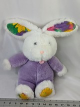 Walmart Purple Rabbit Plush Bunny Dye Ears 13 Inch Stuffed Animal Toy - £23.12 GBP