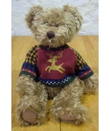 Russ MEDWIN TEDDY BEAR IN SWEATER Plush Stuffed Animal - $23.70 CAD