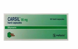 Carsil MAX 90mg Silymarin Natural Detox and Liver Protection 30 tabs SOP... - £15.54 GBP