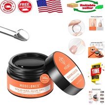 Professional Solid Nail Glue Gel 30g - Strong Adhesive, Easy for Beginners - $280.49 MXN
