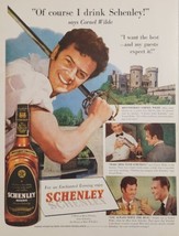 1951 Print Ad Schenley Blended Whiskey Swashbuckling Actor Cornel Wilde - $20.68