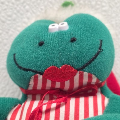 Heartline Magic MistleToad Frog Plush Vintage Christmas 1985 With Tag! Item image 3