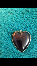 1940&#39;s Vintage Jewelry Heart Pin Brooch - £70.94 GBP