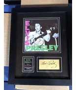 Authentic piece of Elvis Presley&#39;s hair  COA certificate 13 X 16 Memorab... - $296.99