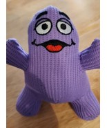 Vintage 2000 McDonald&#39;s Fisher Price Grimace Stuffed Animal Plush Toy 5&quot; - $25.54 CAD