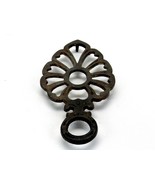 Vintage Cast Iron Trivet, 7 3/4&quot; Reticulated Spade, Scalloped Edge, #TRV-03 - $19.55