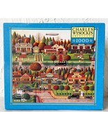Charles Wysocki&#39;s Labor Day in Bungalowville 1000 Piece Hasbro Puzzle Co... - £18.88 GBP