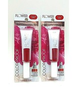 2x Flower Beauty Drew Barrymore Longwear Color Satin Lip Creme CP3 *RED ... - £14.79 GBP