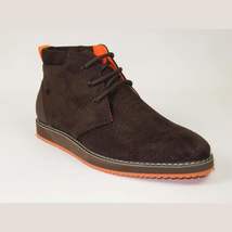 Mens Tayno Modern Chukka Boot Micro Suede Soft Comfortable Cushion Troupe Brown image 10