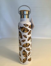 Butterfly Thermos Primitives by Kathy Stainless Steel Insulated Water Bottle NEW - £13.93 GBP