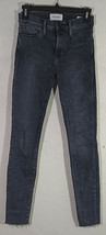 Frame Womens Jeans Size 24 Blue Le High Skinny Medium Wash Denim Raw Edg... - $49.99