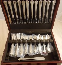 Eighteenth Century by Reed & Barton Sterling Silver Flatware Set Service 52 Pcs - £2,467.78 GBP