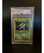 Scyther - 10/64 - Holo Rare - Unlimited Edition Jungle Pokemon Graded - $54.44