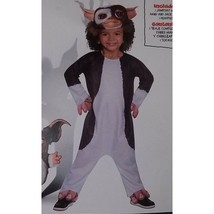 NEW Gizmo Gremlins Halloween Costume Toddler 3T/4T Jumpsuit Headpiece - £15.78 GBP