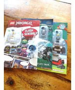 Lego Harry Potter,  Lego City and Ninjago Activity Books with 3 minifigs - $26.73