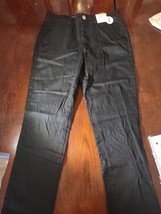 Arizona Boys Size 18 Slim Black Khaki Pants - £31.65 GBP