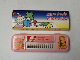 1980&#39;s New Electron Echo Mini Keyboard Pencil Case Pink needs battery - £18.98 GBP