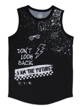 Wonder Nation Boys Tank Top LARGE (10/12) Don&#39;t Look Back I Am The Future NEW - £7.71 GBP