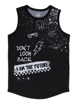 Wonder Nation Boys Tank Top LARGE (10/12) Don&#39;t Look Back I Am The Future NEW - £7.35 GBP