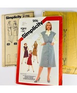 Vintage Simplicity Pattern Misses Set Of Jumpers Sz 12 14 16 UC FF 5196 ... - £9.43 GBP